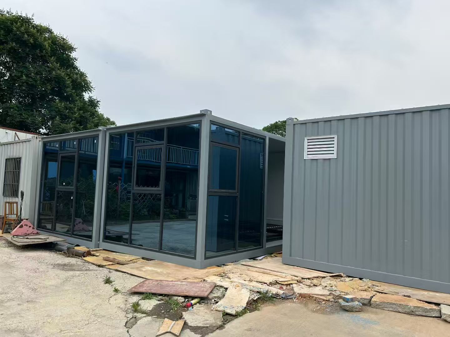 绵阳柜族活动房有限公司近期案例 施工实景图