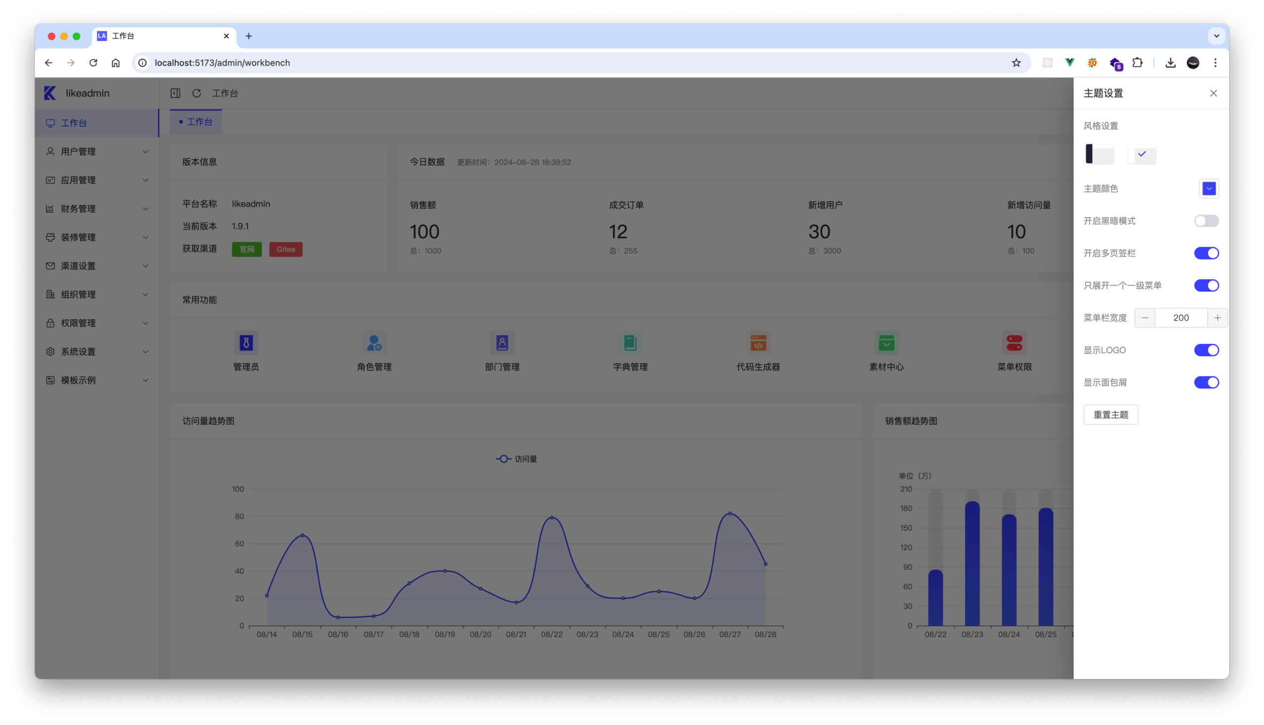 拒绝重复造轮子：LikeAdmin —— 一款真正“懂”开发者的高颜值后台管理系统