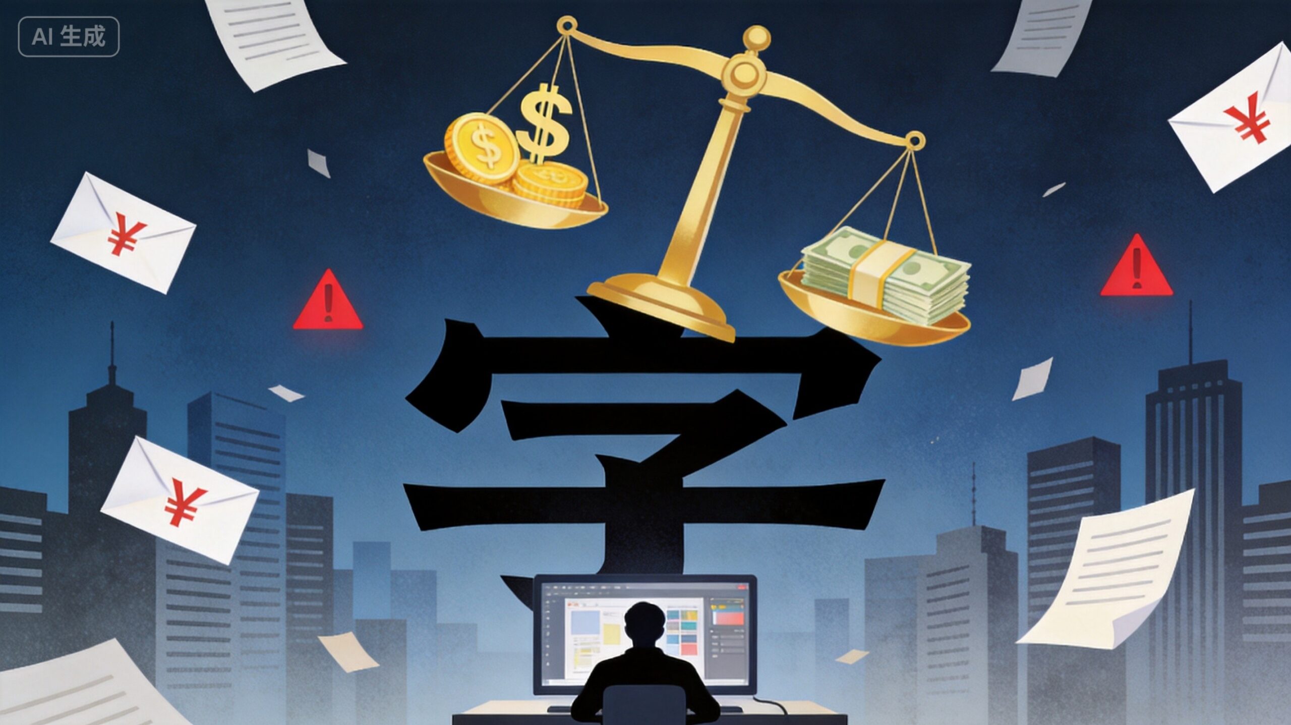 你只是用了一个字体,就被索要三万元——字体”钓鱼维权”背后的法律真相与商业逻辑